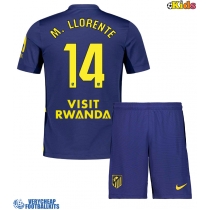 Atletico Madrid Marcos Llorente #14 Replica Away Minikit 2025-26 Short Sleeve (+ pants)